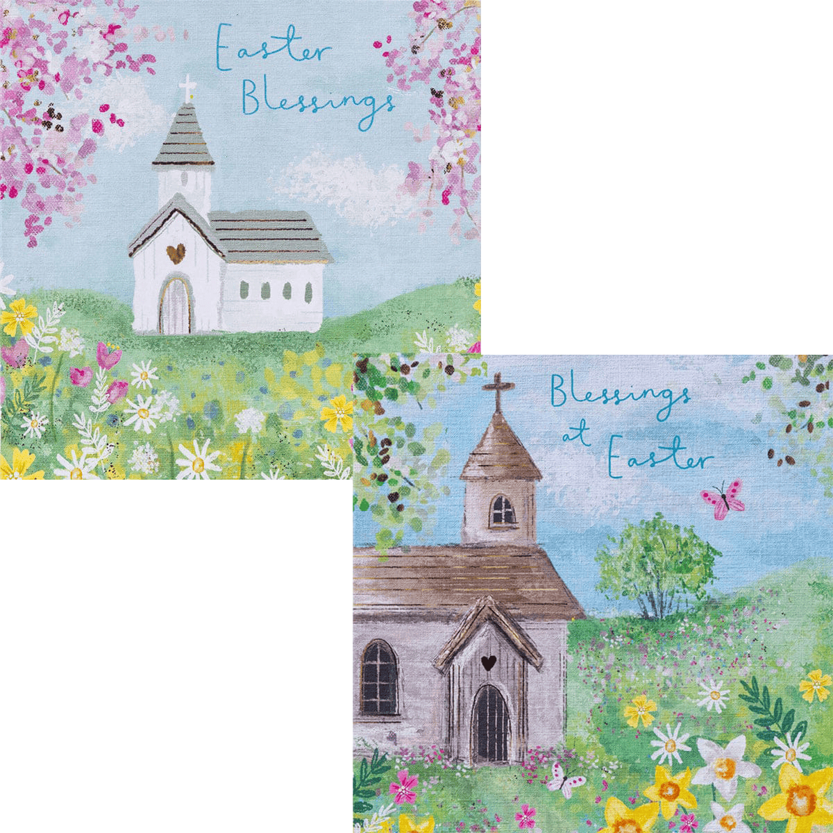 We Are Fair Trade Easter Blessings Charity Easter Cards (Pack of 10)