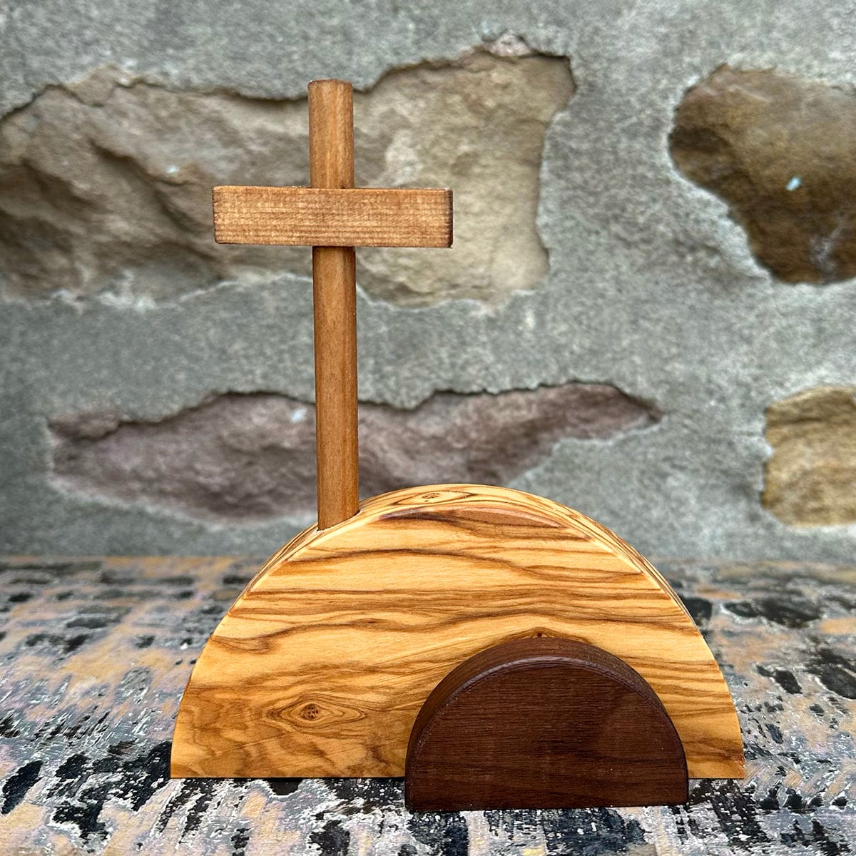 We Are Fair Trade Ltd Hand-made Wooden Resurrection Scene – Easter Display | Made in the UK