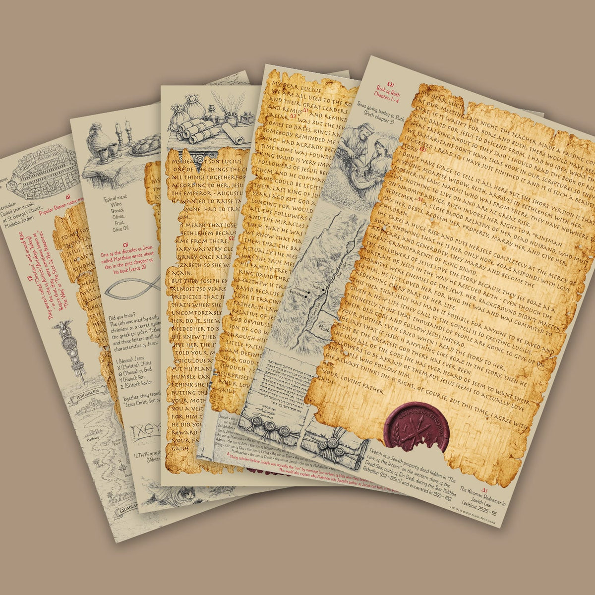 We Are Fair Trade Ltd Letters from Gaius - Fiction woven around the truth of the Advent story