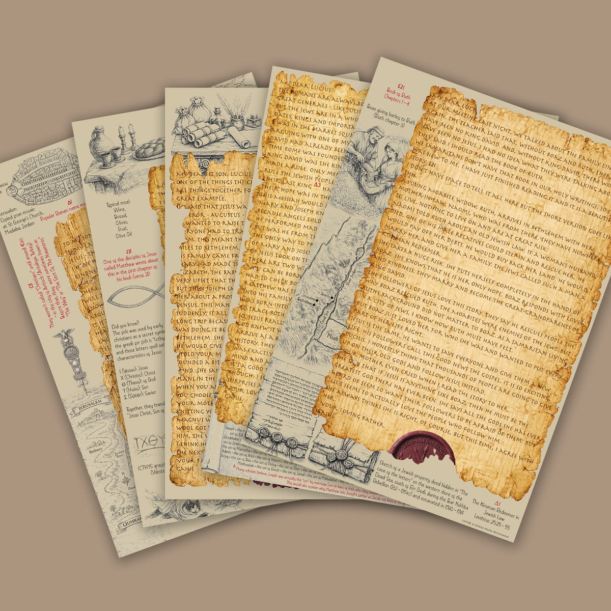 We Are Fair Trade Ltd Letters from Gaius - Fiction woven around the truth of the Advent story