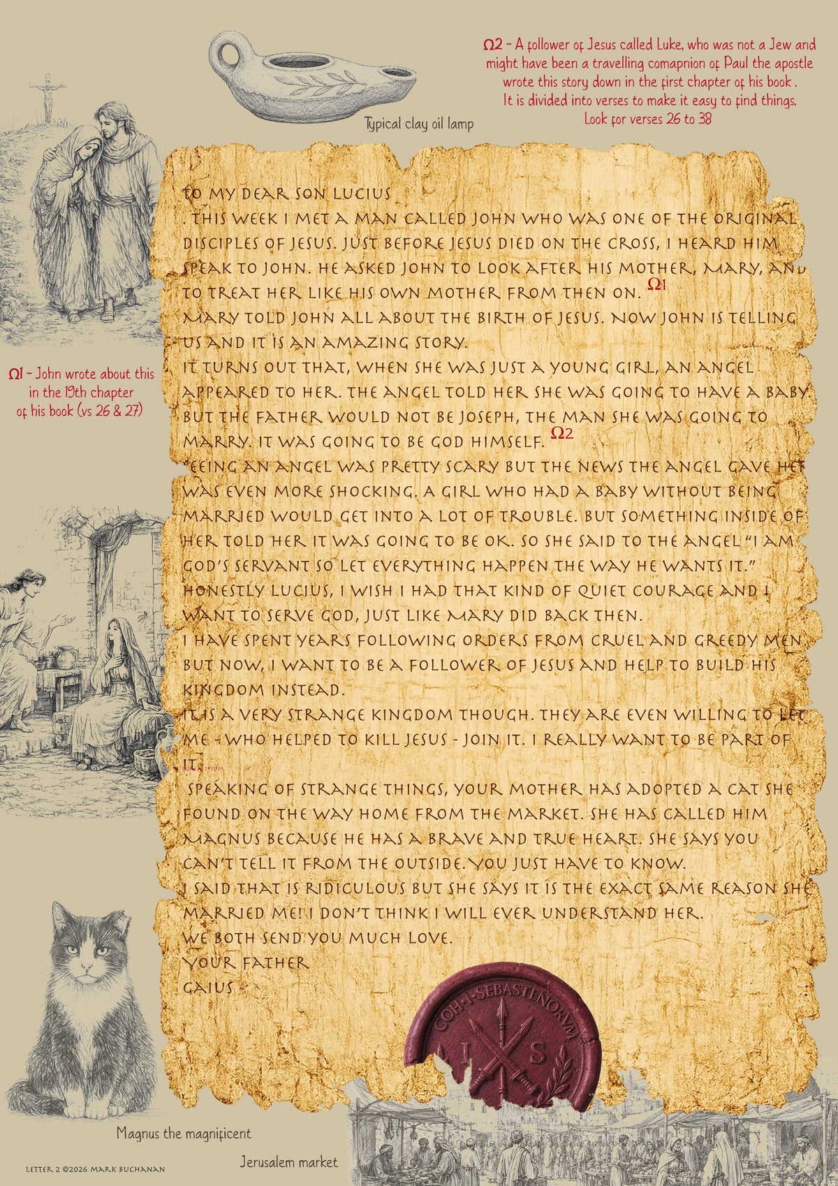 We Are Fair Trade Ltd Letters from Gaius - Fiction woven around the truth of the Advent story