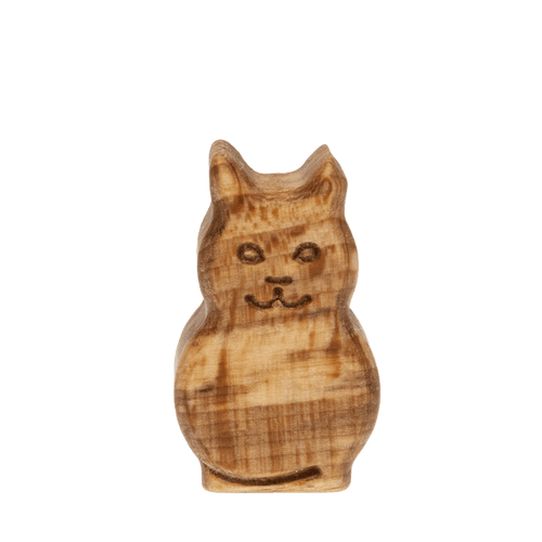 We Are Fair Trade Ltd Magnus the Magnificent | Wooden Cat Figure from "Letters From Gaius"