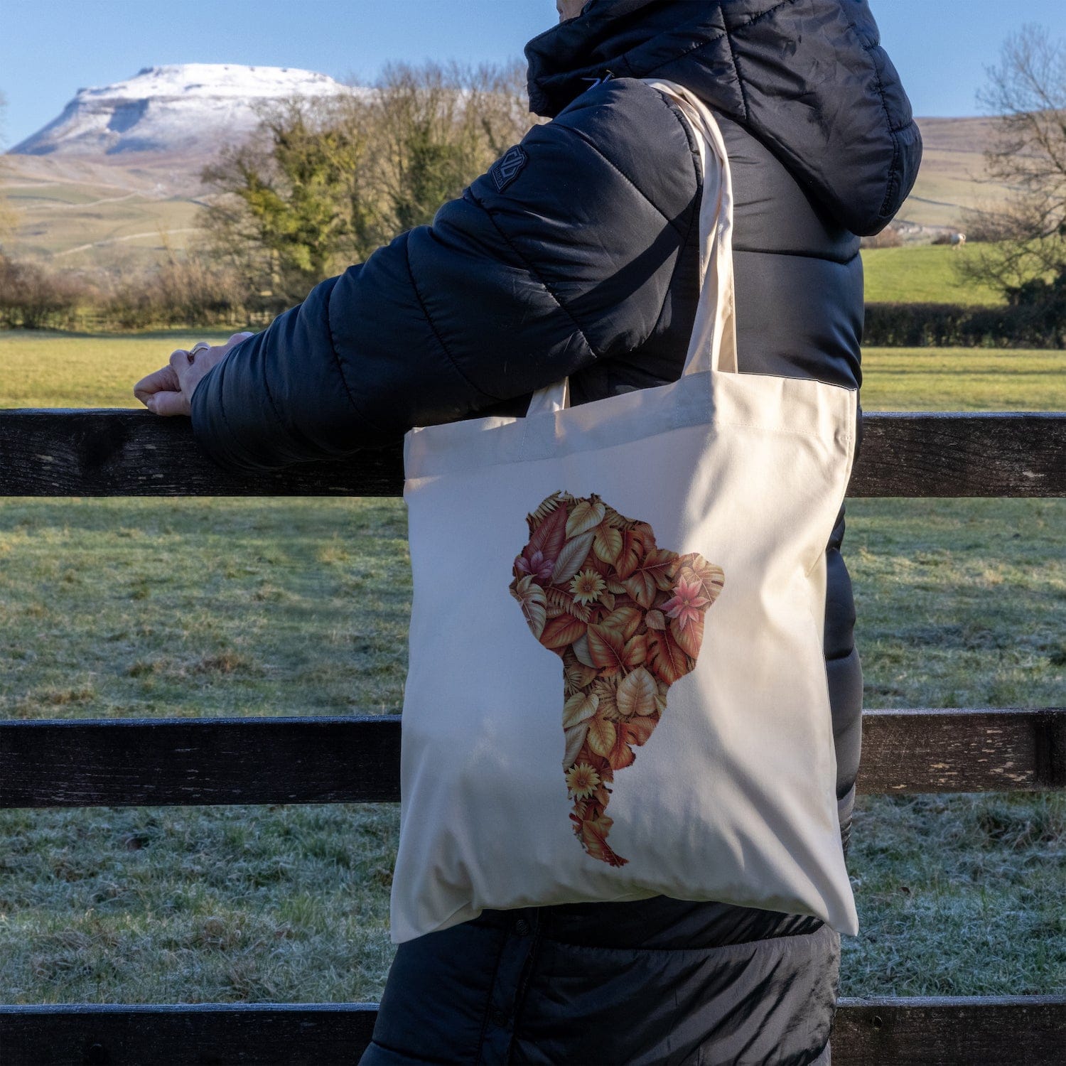 We Are Fair Trade South American Flowers Tote Bag - Vibrant