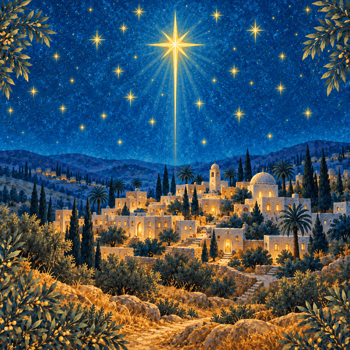 We Are Fair Trade Star Of Bethlehem | Charity Christmas Card (Pack of 10)