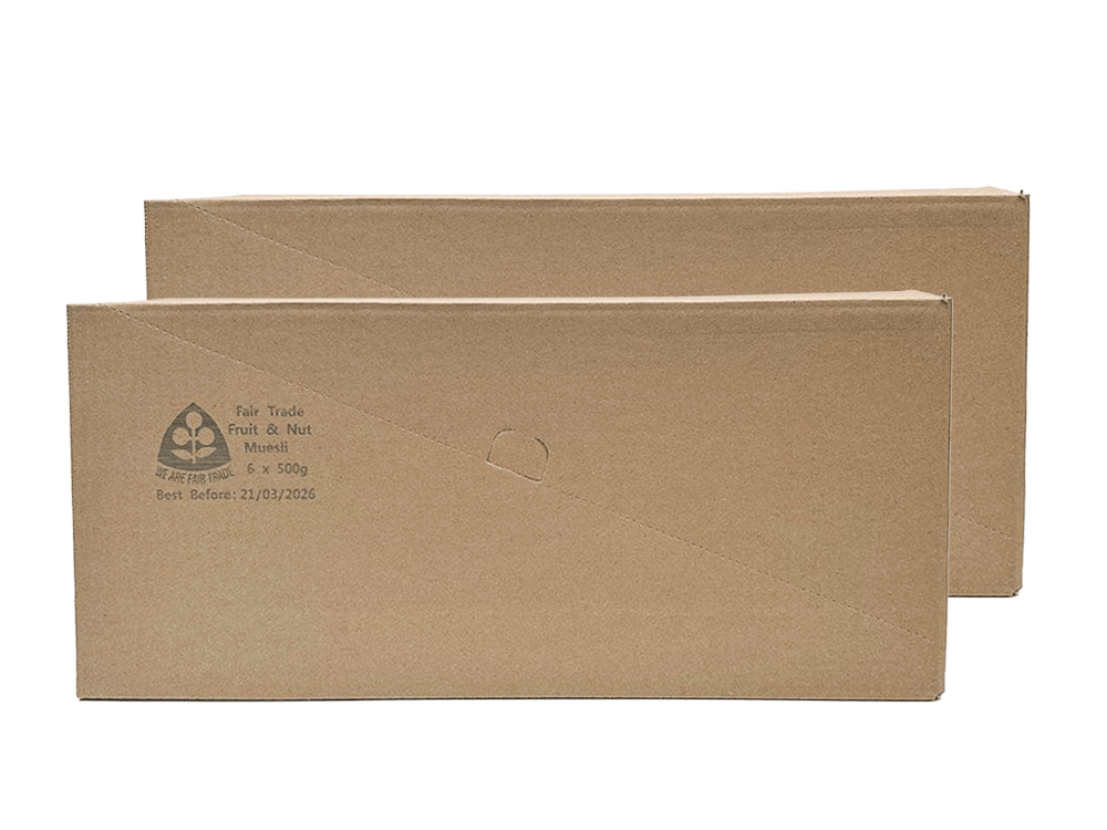 We Are Fair Trade We Are Fair Trade Fruit and Nut Muesli (500g box) | Fairtrade Two Cases (12 Boxes) - Save 7%