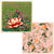 Silk Screen Printed Pink Floral Cards