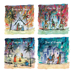 Scenes of Christmas (20 cards, 4 designs)