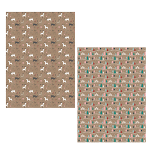 Reindeer & Trees Wrap